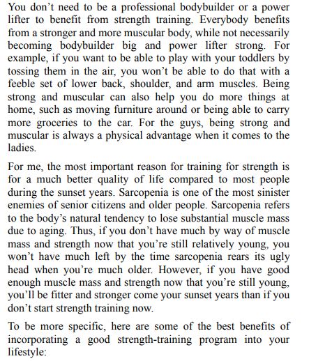 Strength Training & Supplements by Bjorn Nicholas