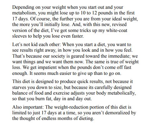 The 17 Day Diet Breakthrough Edition by Dr. Mike Moreno PDF