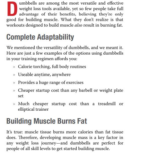 The Dumbbell Workout Handbook by Michael Volkmar PDF
