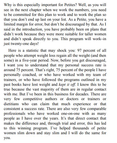 The Petite Advantage Diet by Jim Karas PDF