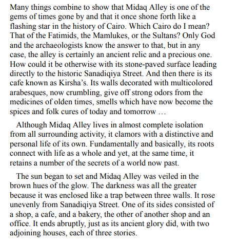 Midaq Alley by Naguib Mahfouz PDF