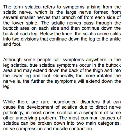 Sciatica Exercises & Home Treatment by Dr. George Best PDF