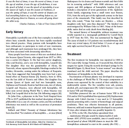 TEXTBOOK OF HEMOPHILIA, SECOND EDITION PDF