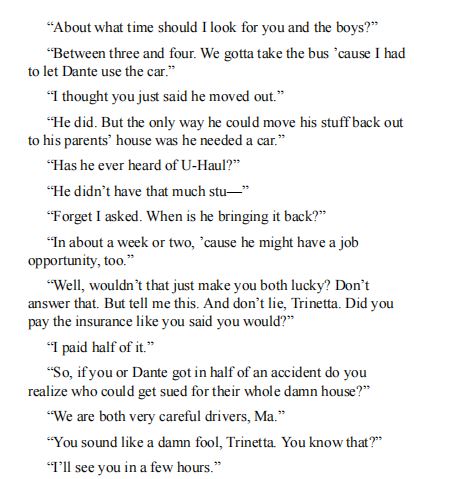 Who Asked You by Terry McMillan