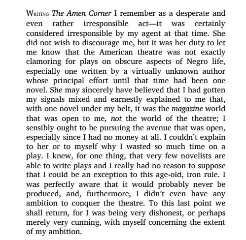 The Amen Corner by James Baldwin 