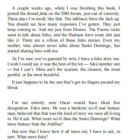 The Brief Wondrous Life of Oscar Wao by Junot Diaz 