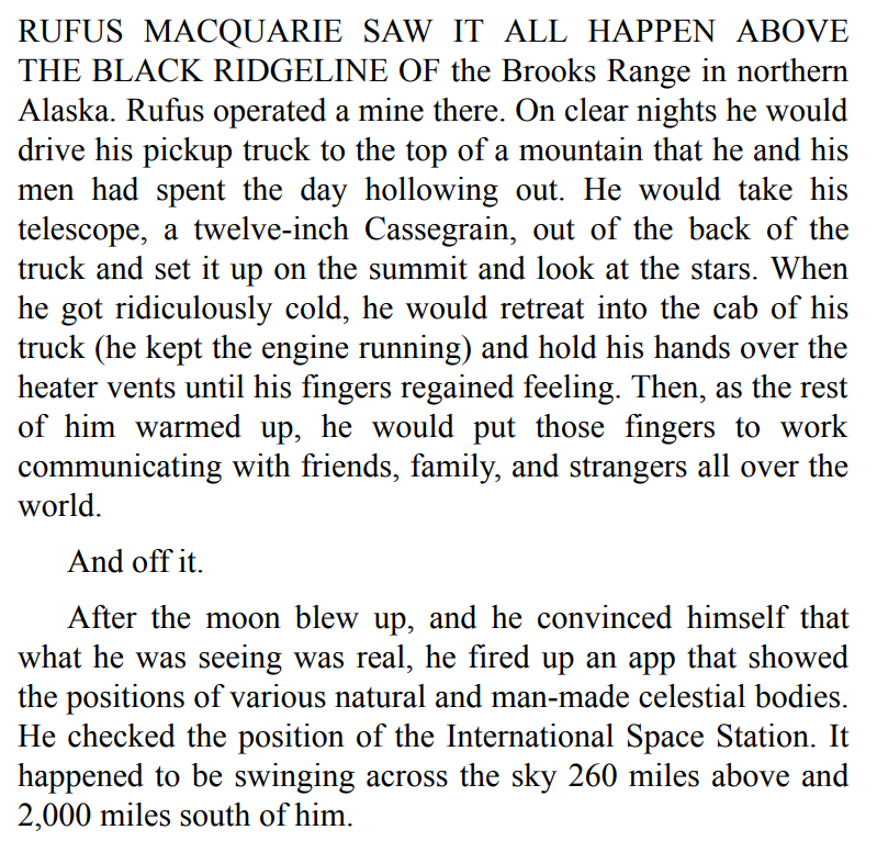 Seveneves by Neal Stephenson 