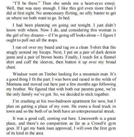 Swiped Right by the Mountain Man by Frankie Love PDF