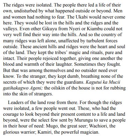 The River Between by Ngugi wa Thiong’o PDF