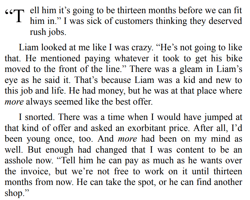 Forbidden Biker Wolf by Roxie Ray 