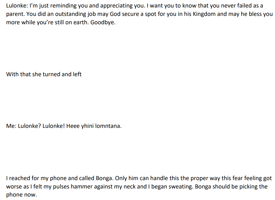 Rejection Lulos story by Yolie M 