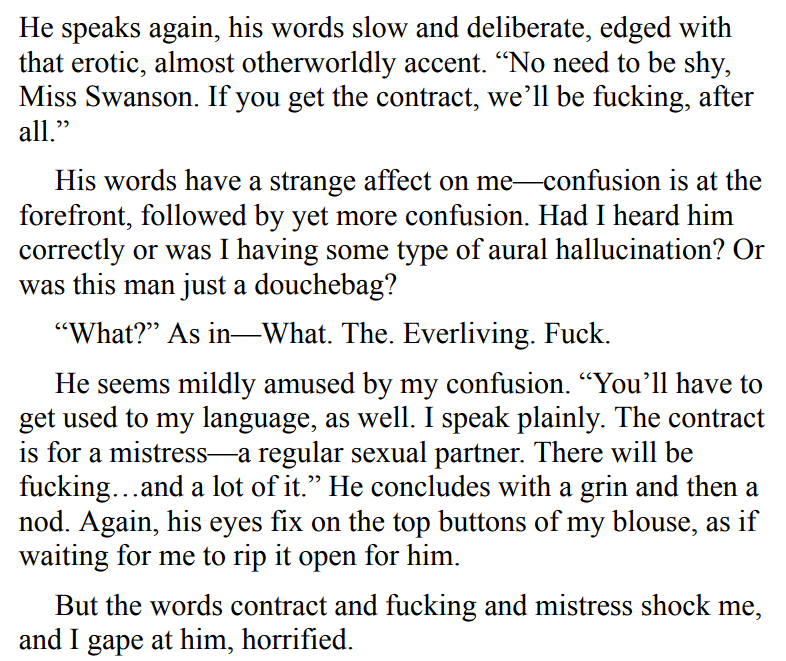 The Mistress Contract by Evelyn Austin 