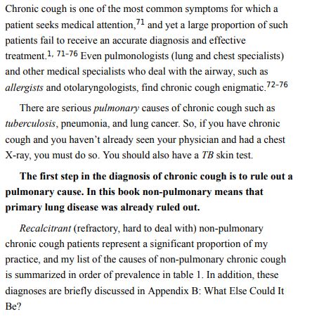 The Chronic Cough Enigma by Dr. Jamie Koufman