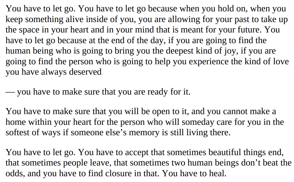 A Gentle Reminder by Bianca Sparacino 