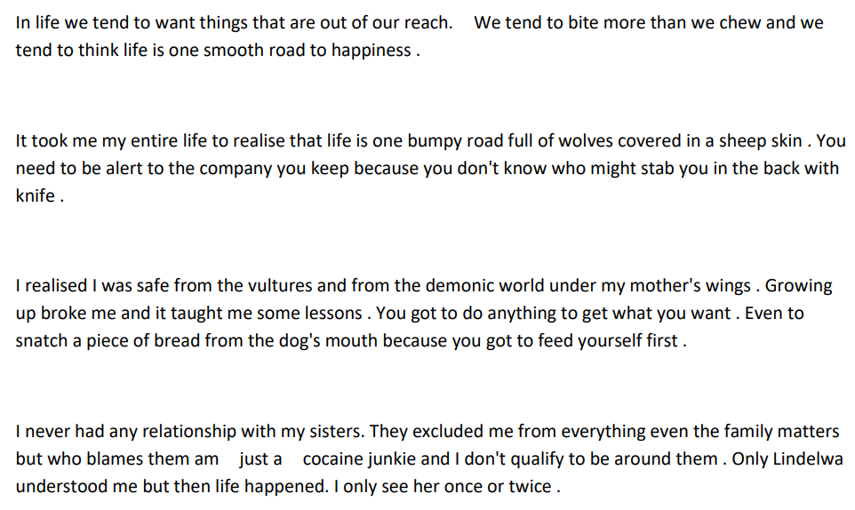 Regrets and Secrets by Melisa Mahlobo 