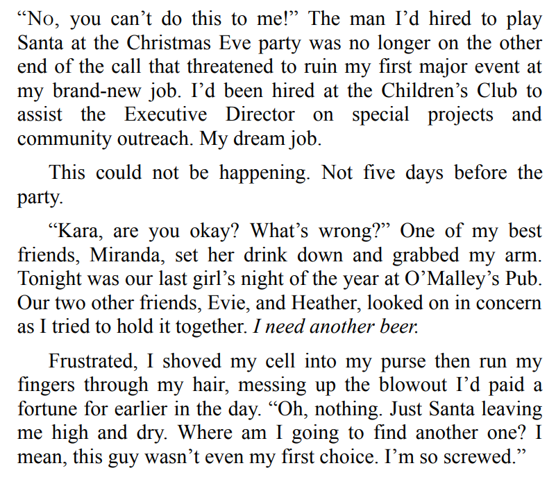 Tangling with Santa by Debra Elise