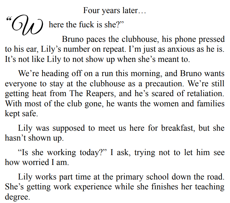 The Biker’s Forbidden Love by Sadie King 