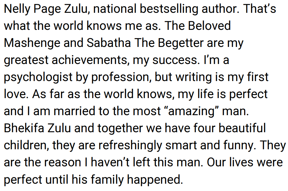 VICIOUS CYCLE BY Nelly Page Zulu