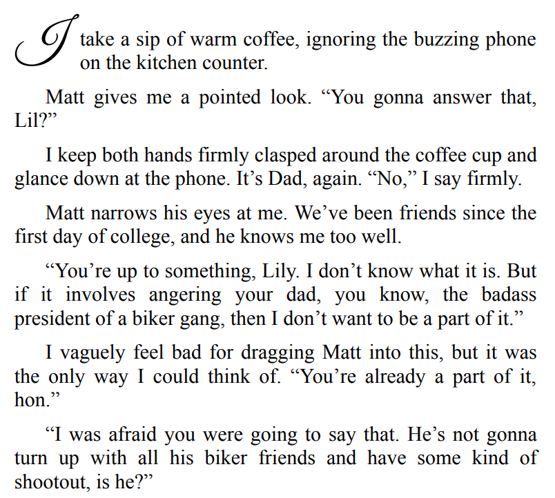 The Biker’s Forbidden Love by Sadie King 