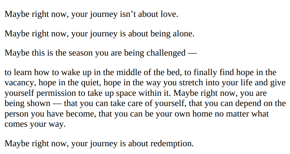 A Gentle Reminder by Bianca Sparacino