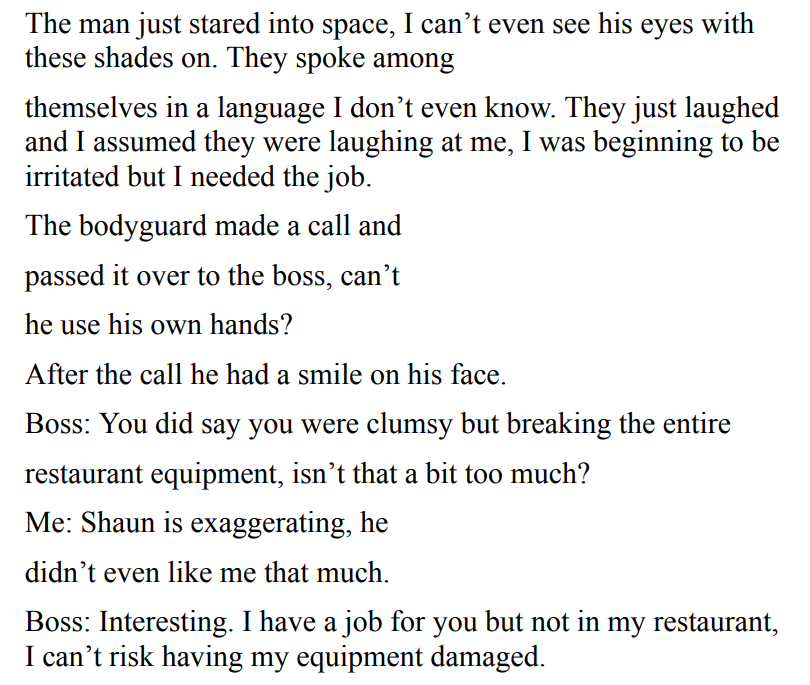 I Fell In Love With A Blind Man by Steve Berry SSN 1 