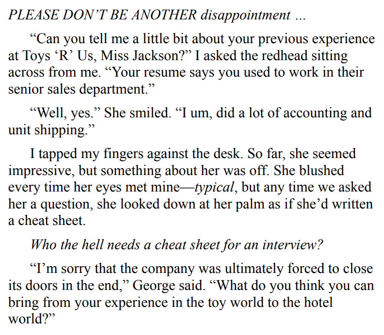 Two Weeks Notice by Whitney G.