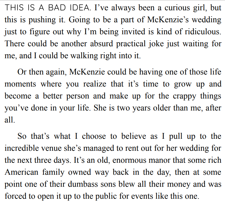 Her Wedding Disaster by Jenna Rose 