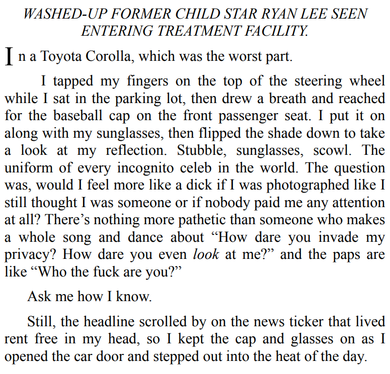 WASHED UP FORMER CHILD STAR RYAN LEE by LISA HENRY