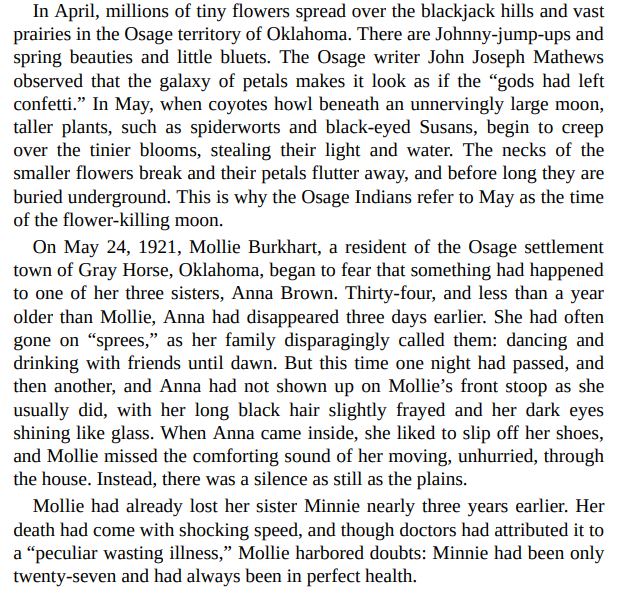 killers of the flower moon by David Grann 