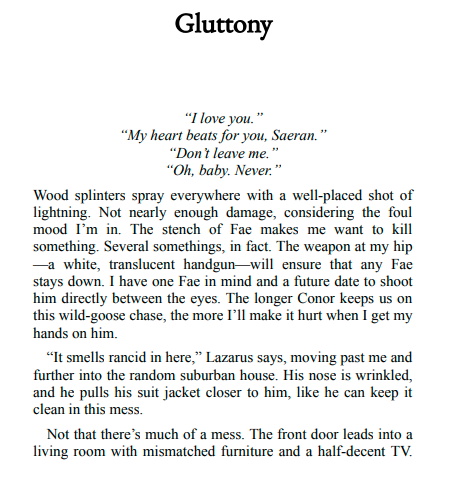 Gluttony by Sienna Moreau