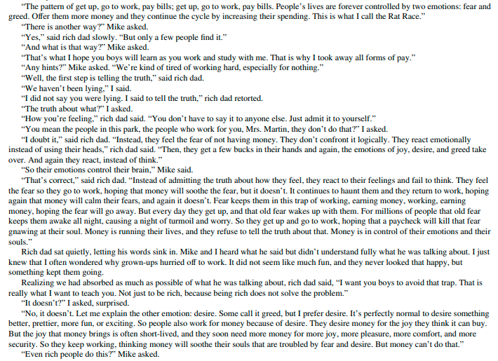 Rich Dad Poor Dad by Robert T. Kiyosaki