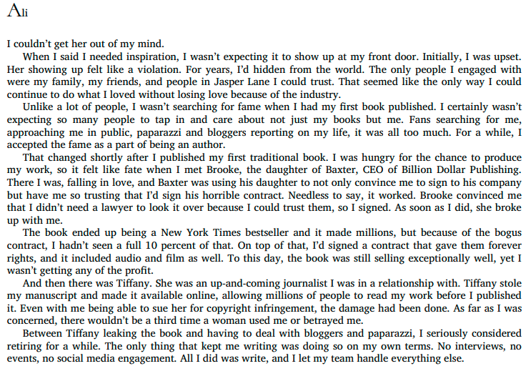 Ali the Author by B. Love