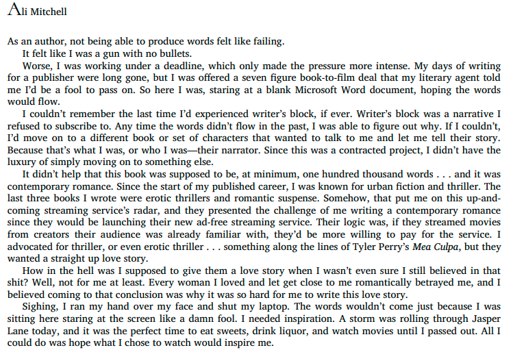 Ali the Author by B. Love