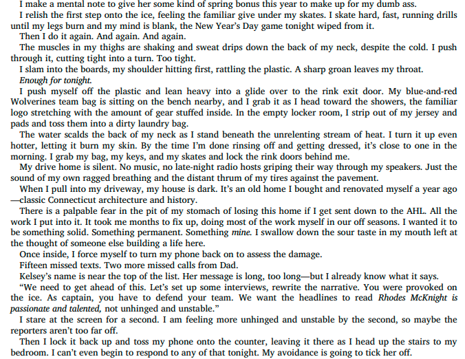 Icing the Game Plan by Taylor Mitchell 