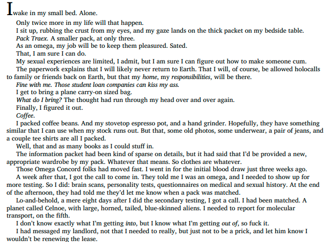 The Unexpected Omega by Tilly Bramley 