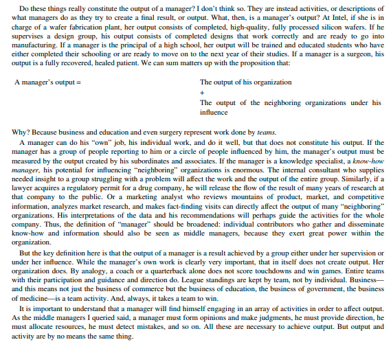 High Output Management by Andrew S. Grove