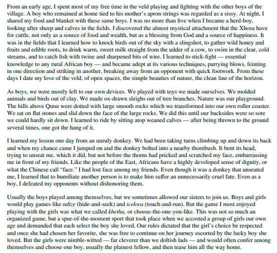 Long Walk to Freedom by Nelson Mandela 