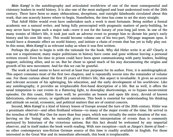 Mein Kampf by Adolf Hitler