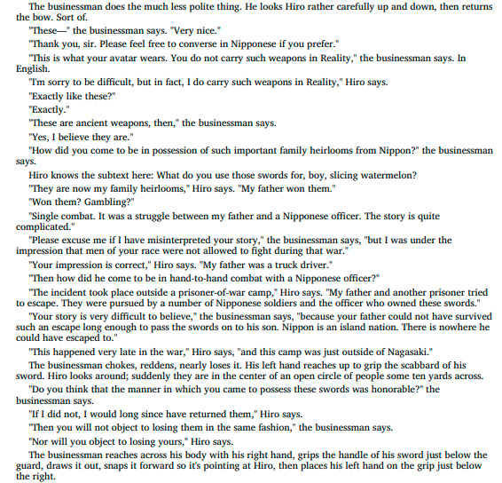 Snow Crash by Neal Stephenson