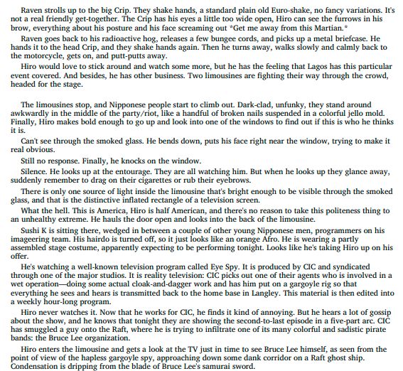 Snow Crash by Neal Stephenson