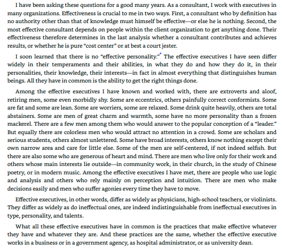 The Effective Executive by Peter F. Drucker