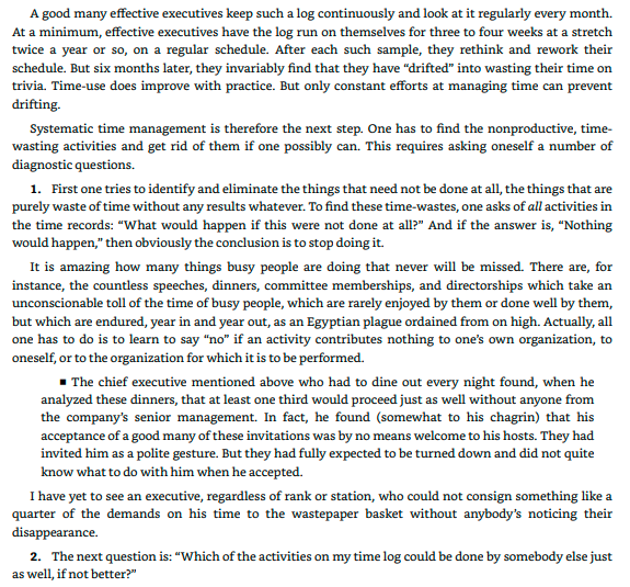 The Effective Executive by Peter F. Drucker