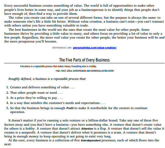 The Personal MBA by Josh Kaufman