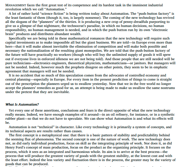 The Practice of Management by Peter F. Drucker