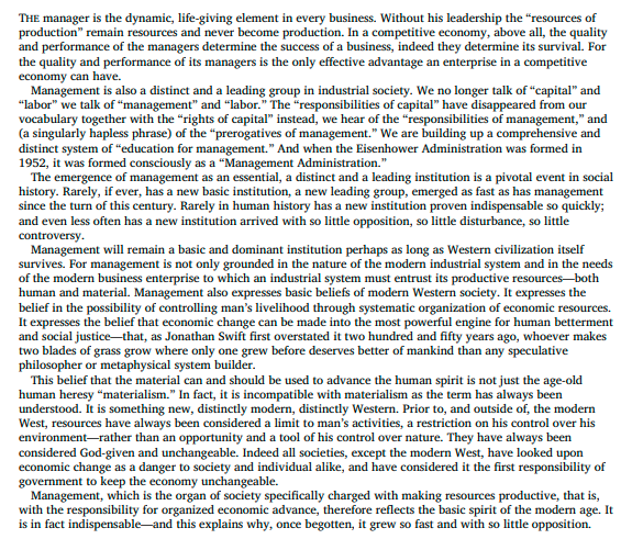 The Practice of Management by Peter F. Drucker
