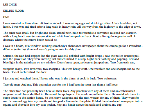 Killing Floor by Lee Child